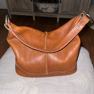 Frye Cara Hobo in Cognac